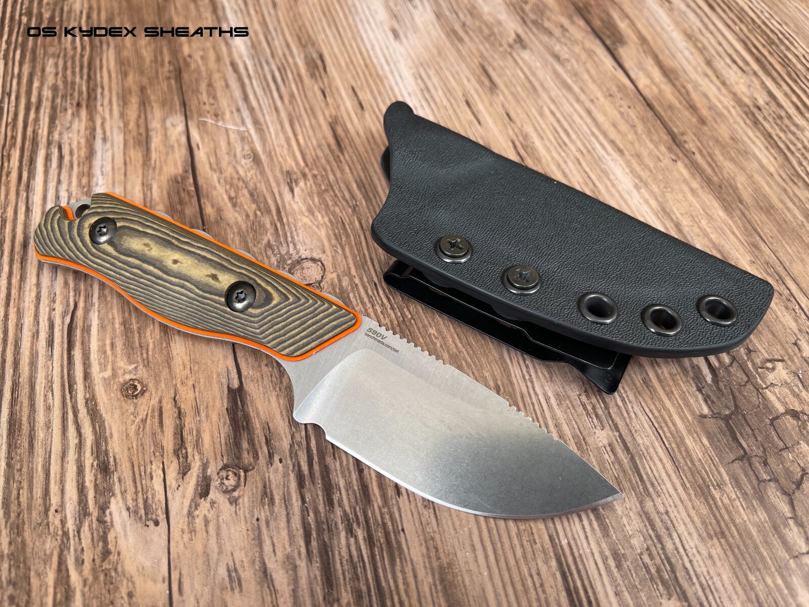 Benchmade Hidden Canyon Hunter Richlite Busse TGULB Beinriemen6.JPG