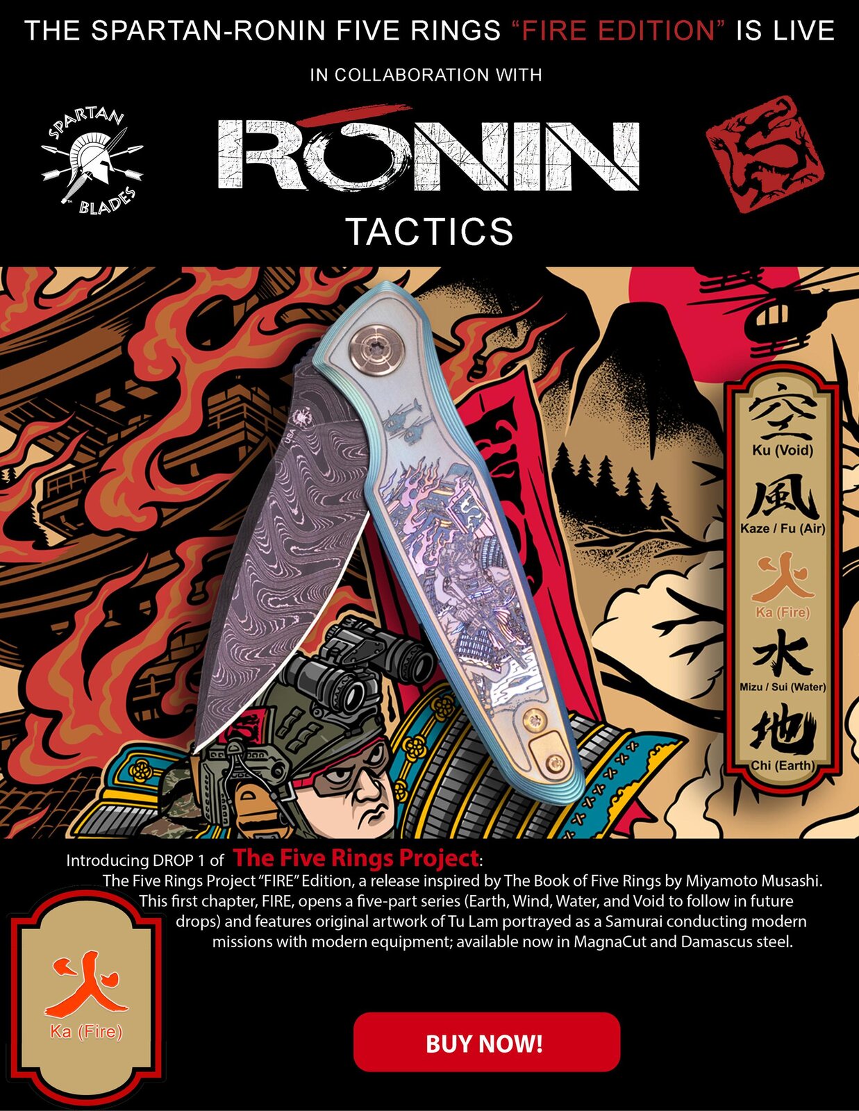 Spartan-Ronin - Five Rings Project - FIRE Edition