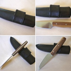 EDC mit Walnuss Griffschalen