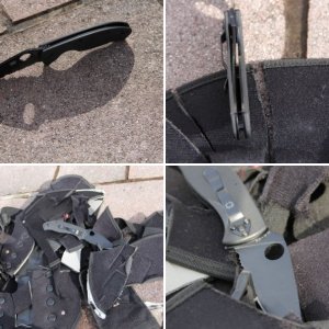 Spyderco Tenacious Black Blade, Combo-Edge