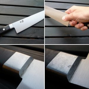 ASHI GINGA SHIROGAMI GYUTO 240mm
