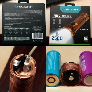 Olight R50 Seeker Copper