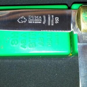 Puma 953 Kranichsteiner Detail Klinge