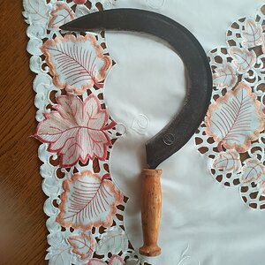 Alte Sichel, neuer Griff