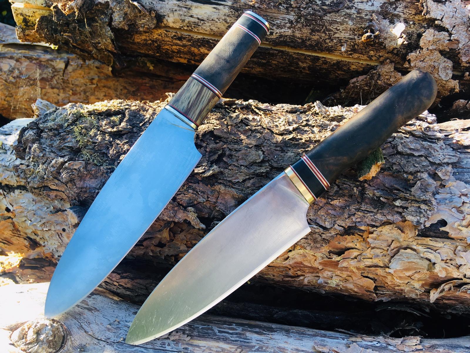 2 Kochmesser aus 80CrV2.