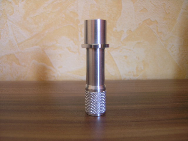 ArcMania EM-AA (Alu blank Prototyp) mit einer Golden Dragon LED