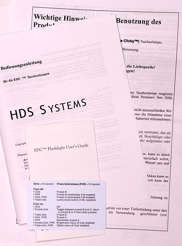 HDS Rotary Anleitungen