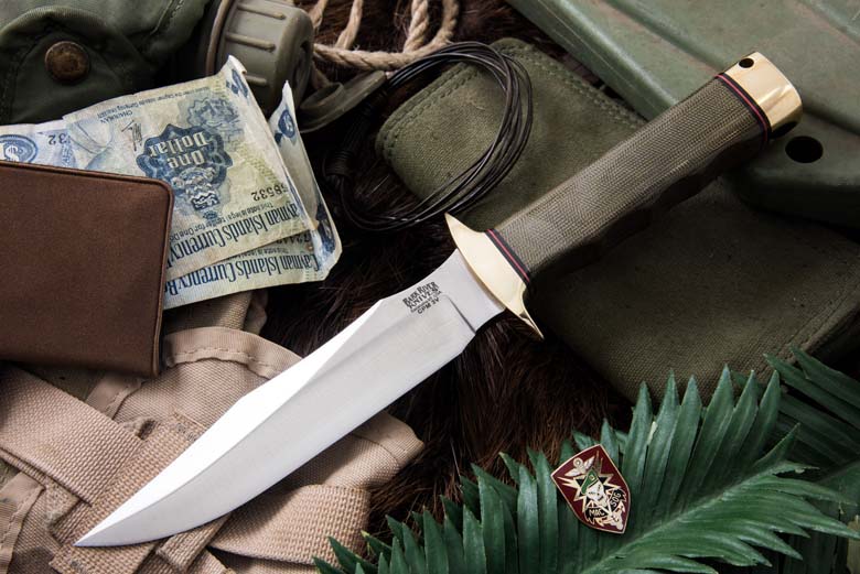 macv sog 3v green canvas micarta