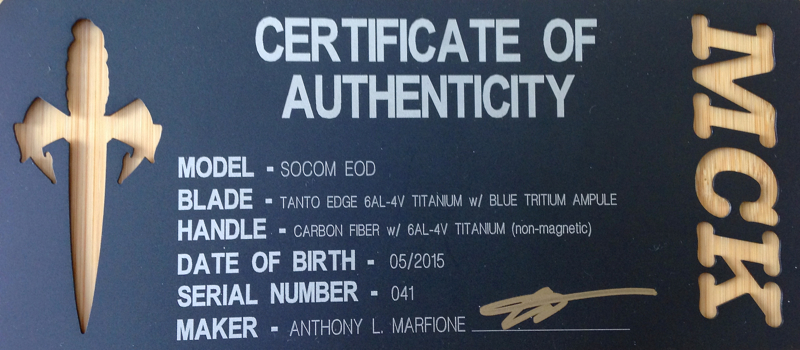 Microtech SOCOM EOD – 2