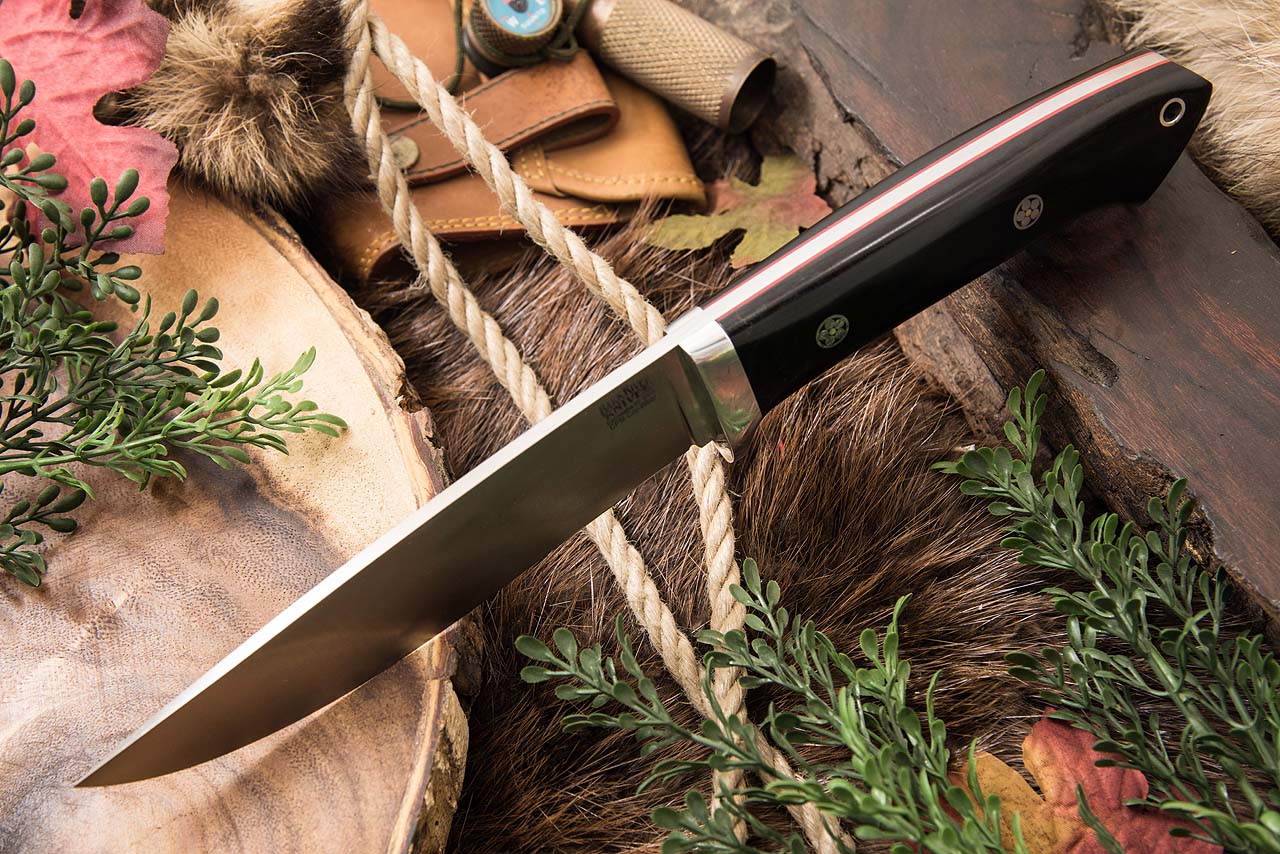 wilderness explorer cru wear black linen micarta red liner mosaic top shot 409.95